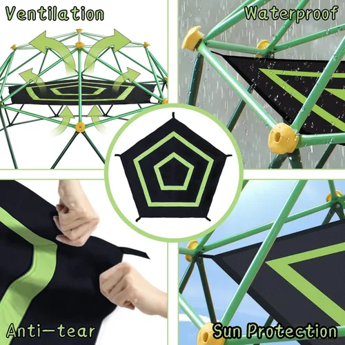 Miniatura 3 de JYGOPLA Accesorios para Escalador de Cúpula Exterior de 6.2 Pies para Cúpula de Escalada de 9/10/11 Pies, Accesorio Impermeable de 49x74 Pulgadas
