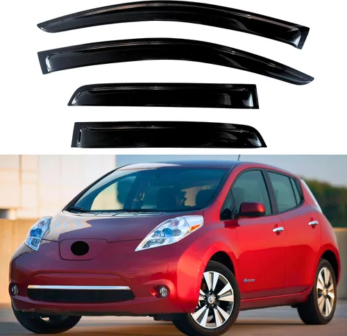 Miniatura 76 de KPY Visor de ventana compatible con Hyundai Tucson 2021-2025, 4 piezas de deflector de ventilación para ventana lateral, estilo Mugen, protector