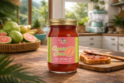 Miniatura 4 de Green Jay Gourmet Mermelada de Guayaba - Mermelada de Frutas 100% Natural con Fruta de Guayaba y Jugo de Limón - Mermelada Vegana, Sin Gluten - No