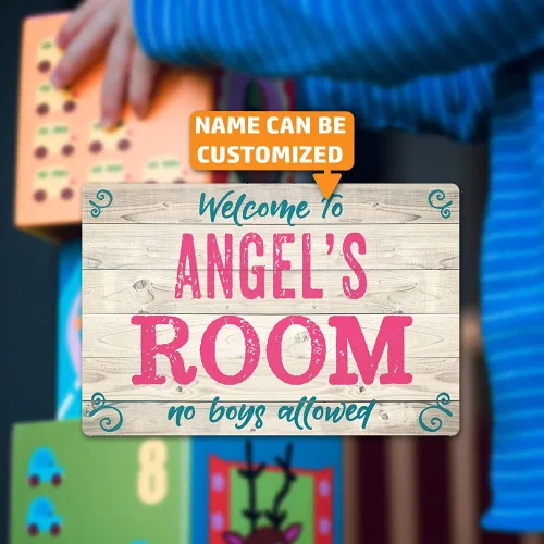 Miniatura 2 de Letrero personalizado para habitación de niñas, habitación de niños, dormitorio, decoración de puerta, letreros con nombre, placa, regalo, 8 x 12