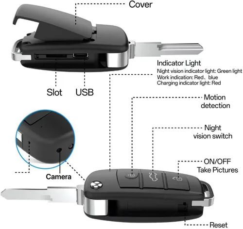 Miniatura 4 de 1080P Mini cámara para el hogar 64GB cámara de seguridad cámara interior con detección de movimiento
