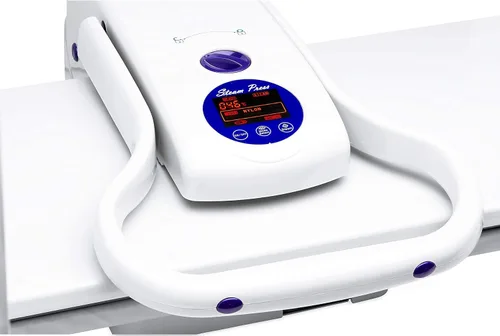 Miniatura 6 de SpeedyPress Plancha de Presión de Gran Tamaño/Prensa de Vapor Prensa de Plancha Electrónica Ultra XL con 100 Libras de Presión de Prensado