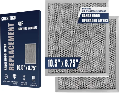 Miniatura 7 de 97007696 Filtro para Campana de Cocina 41F Filtros de Ventilación de Estufa para Filtro de Campana de Cocina de Repuesto Malla de Grasa Carbón