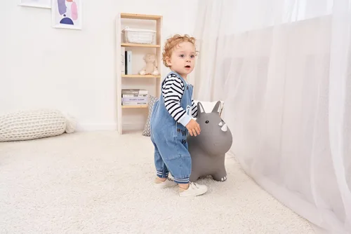Miniatura 4 de Linda ropa de bebé niño traje niño niño camiseta de manga larga a rayas + mono de mezclilla mono pantalones conjuntos conjuntos