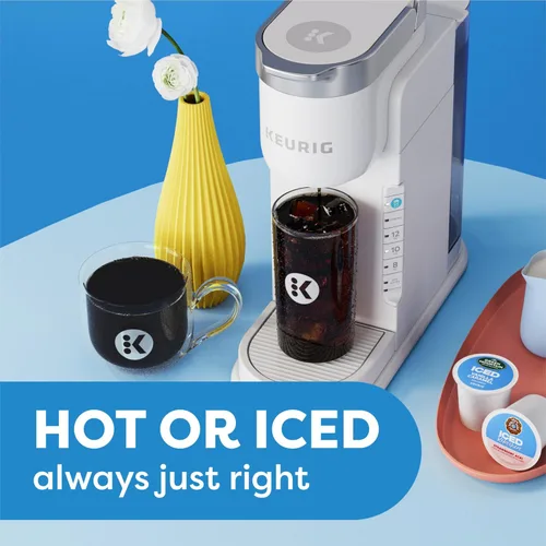 Miniatura 2 de Keurig K-Iced Cafetera helada, cafetera helada de una sola porción K-Cup, con capacidad de café caliente y frío, prepara cualquier cápsula K-Cup