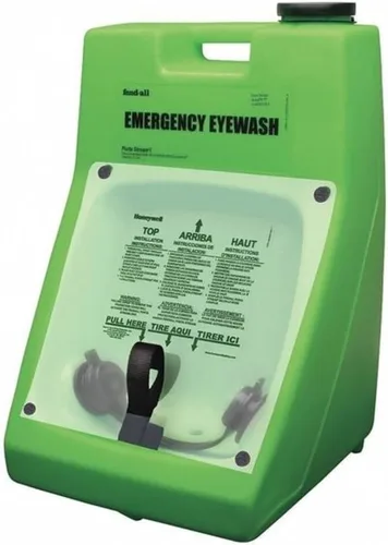 Honeywell Safety Products Fendall Porta Stream I, II y III - Estación de lavado de ojos de emergencia, longitud de la cubierta antipolvo, 14-1/2