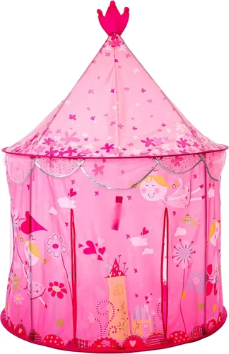 Miniatura 2 de Kidodo Tienda de Campaña de Juego para Niños Juguete Niños Tienda Emergente Casa de Juegos para Niños Interior Rosa