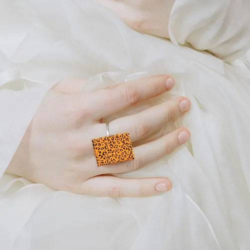 Miniatura 5 de OLYCRAFT Plantillas de arcilla de 4 x 5 pulgadas, pantalla de seda con patrón de leopardo para arcillas polímeras, plantillas de pantalla de seda