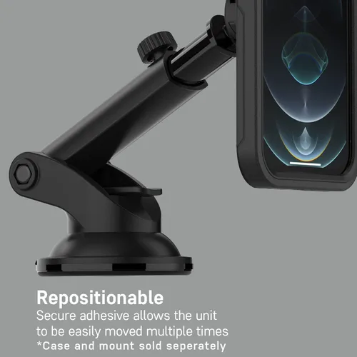 Miniatura 6 de OtterBox Soporte para parabrisas y tablero de coche Performance para MagSafe - Negro