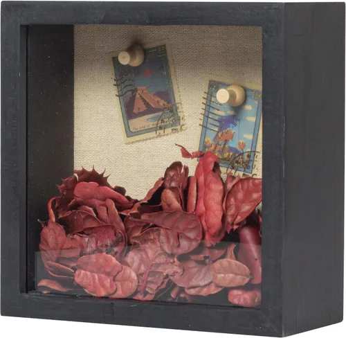 Miniatura 10 de Marco de Caja de Sombra 5x10 Caja de Exhibición de Caja de Sombra con Fondo de Lino para Premios, Objetos de Colección, Flores, Fotos, Recuerdos