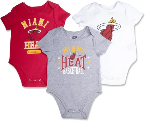 Miniatura 5 de Ultra Game Conjunto de cuerpo para bebé de la NBA oficial para jóvenes, súper suave, de algodón, paquete de 3 Creeper