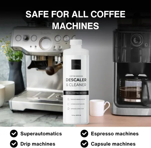 Miniatura 3 de CREMA Productos de café – Descalcificador y limpiador para máquina de café – Compatible con todas las máquinas – 32 fl oz (8 usos)