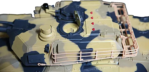 Miniatura 5 de POCO DIVO RC Tanque Airsoft Panzer a escala 1/24, modelo militar, vehículo infrarrojo