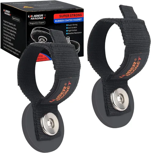 ULIBERMAGNET Correa de velcro magnética fuerte, organizador de herramientas de almacenamiento magnético resistente, cable de extensión, manguera,
