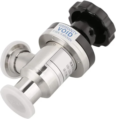 Miniatura 8 de Yosoo KF25 304 válvula de acero inoxidable de alto vacío manual de ángulo recto válvula de aislamiento de fuelle
