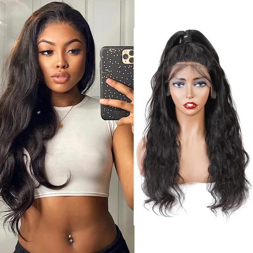 Miniatura 7 de Cabello humano ondulado con cierre frontal de encaje HD 4 x 4, cierre de encaje con cabello de bebé, cabello humano 100% virgen brasileño