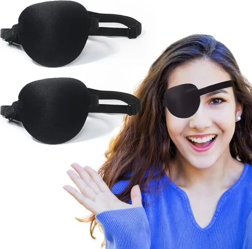 Parches para ojos para adultos, 2 parches médicos para ojos para ambliopía, parches para ojos perezosos para ojos izquierdos o derechos, parche