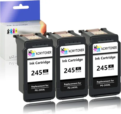 245XL 245 XL Remanufactured Ink Cartridge Replacement for Canon PG-245XL Compatible with TR4520 MX490 MX492 MG3022 TS3122 TS3320 TS3322 MG2522