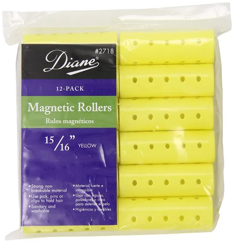 Miniatura 2 de Diane Rodillos magnéticos, beige, 1.13 pulgadas, 12 unidades (paquete de 1)