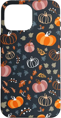 Miniatura 19 de Funda para iPhone 14 Pro Max Otoño Hojas Caídas Calabaza Cosecha de Especias Feliz Oto