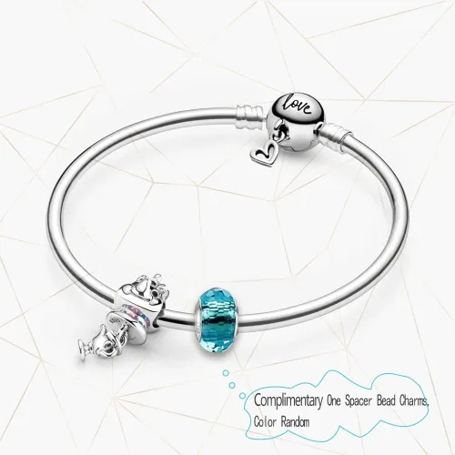 Miniatura 4 de HappyStar Abalorios para pulseras y collares, joyas europeas, plata de ley 925, cuentas colgantes para mujeres y niñas, regalos
