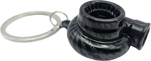 Miniatura 3 de GT/ Rotors Turbo llavero de metal giratorio turbocompresor automotriz mini pieza de coche llavero llavero