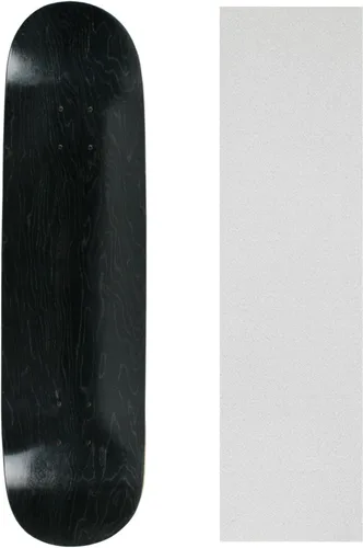 Miniatura 3 de Skateboard Deck Pro 7-Ply Arce canadiense TINTADO NEGRO con Griptape