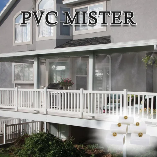 Miniatura 6 de CozyCabin Divisor de PVC de 1/2 pulgada con boquilla de niebla de latón (paquete de 10)
