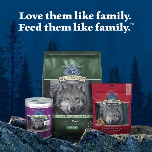 Miniatura 8 de Blue Buffalo Wilderness - Alimento seco natural con alto contenido proteínico y cereales saludables para perros adultos, pato, bolsa de 4.5 libras