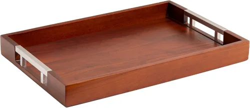 Miniatura 26 de Home Redefined - Moderna y elegante bandeja rectangular de 17.5 x 12 pulgadas, estilo shagreen, color azul bebé claro, con aspecto de cuero falso
