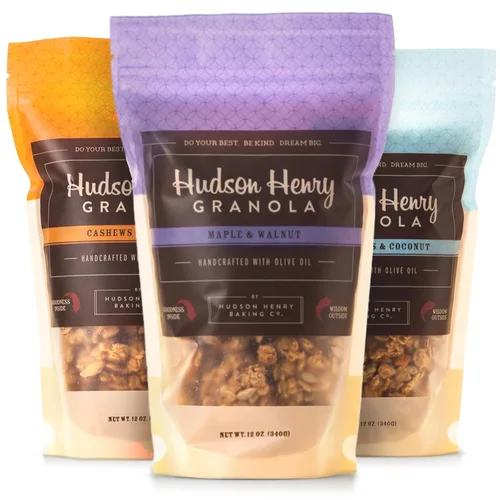 Miniatura 13 de Hudson Henry Granola Coconut Lovers - Paquete variado de granola sin gluten horneada en lotes pequeños con jarabe de arce puro, coco orgánico