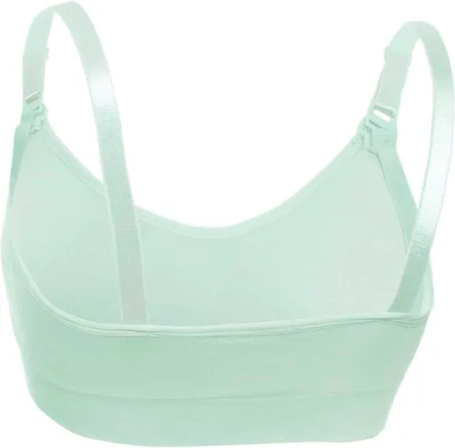 Miniatura 4 de SHENHE Conjunto de brasier de lactancia sin varillas para mujer, 2 piezas, sin costuras, color liso