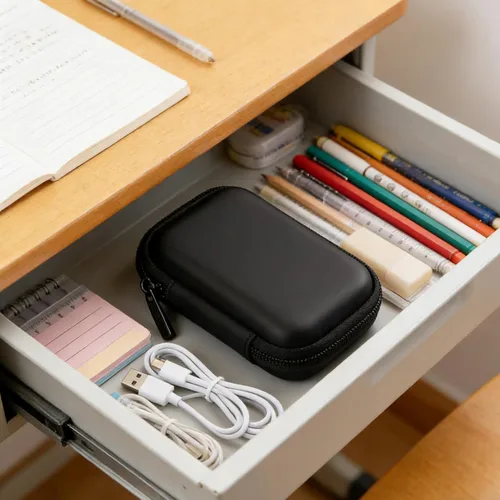Miniatura 9 de Estuche para cargador, mini estuche organizador de cables, bolsa de bolsa, organizador de cargador pequeño, bolsa de transporte de almacenamiento