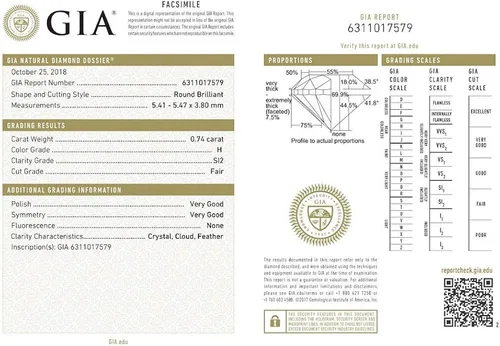 Miniatura 2 de Anillo de compromiso de diamantes entrelazados de 1,00 quilates con vástago trenzado de oro de 14 quilates - Certificado GIA