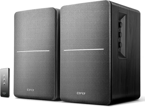 Edifier R1280T Altavoces de estantería alimentados - Altavoz de monitor de estudio de campo cercano activo 2.0 - Negro - 42 vatios RMS