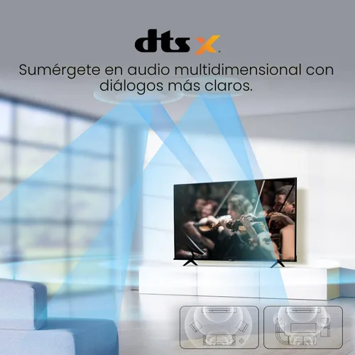 Miniatura 7 de Hisense - Televisión Smart 55A6H serie A6, de 55 pulgadas, con resolución 4K UHD, con Google TV, compatibilidad con Alexa, Dolby Vision HDR, DTS