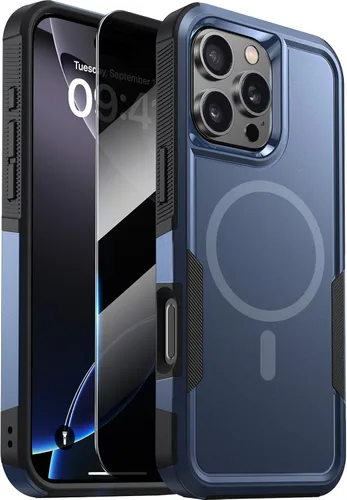 Miniatura 60 de Diaclara Funda diseñada para iPhone 12 Pro Max, [con protector de pantalla de privacidad] [antiespía] [protección contra caídas de grado militar]