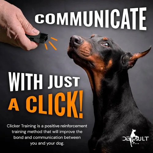 Miniatura 2 de Clickers de metal para entrenamiento de perros – Clicker de perro negro para entrenamiento con sonido fuerte y nítido para recompensa