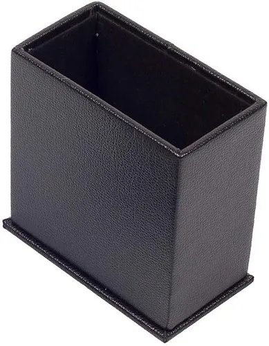 Miniatura 5 de MOOGCO Juego de escritorio de cuero, almohadilla de escritorio, soporte para papel de notas, soporte para bolígrafos, posavasos de cuero, soporte