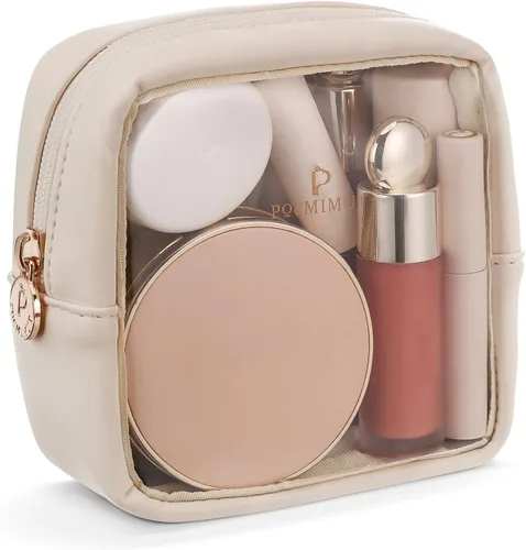 Miniatura 29 de Pocmimut Mini Bolsa de Maquillaje, Bolsa de Maquillaje Transparente para Viaje, Bolsa de Aseo Personal, Monedero, Accesorios para Coche, Cosas