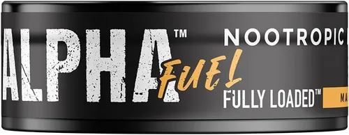 Miniatura 5 de Bolsas Nootrópicas Alpha Fuel Completamente Cargadas (Mango Fuel) - 5 latas, 15 bolsas por lata - Bolsas de energía que contienen cafeína y Mezcla