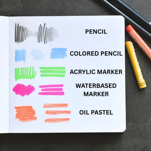 Miniatura 3 de Ricco Bello - Cuaderno de bocetos (5.5") Papel de 180 GSM, para dibujo y diario
