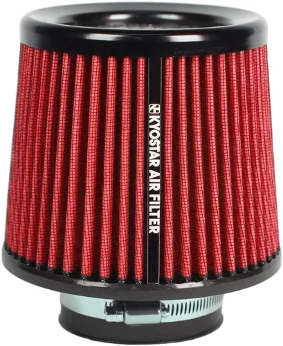 Miniatura 18 de Filtro de aire universal de alto flujo de 6 pulgadas y 5.984 in, entrada de aire frío de cono reutilizable, alto rendimiento, lavable, kit de aire