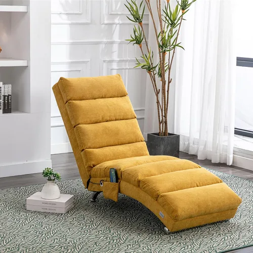 Miniatura 10 de Chaise Lounge - Silla de lino para interiores, silla reclinable eléctrica tapizada, moderna para dormir, sofá, tumbona para dormitorio, sala