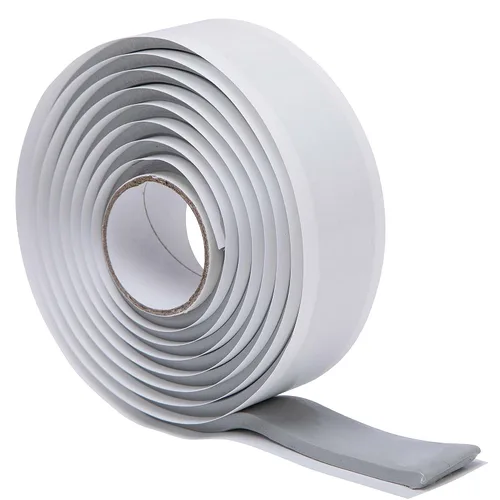 Masilla de silicona moldeable de 79 x 1 pulgadas, cinta de masilla de sello de butilo impermeable de 0.197 in de grosor, cinta aislante gris para