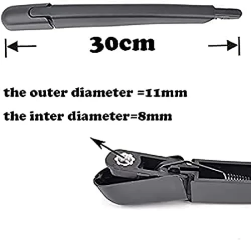 Miniatura 4 de Rear wiper blade and arm for Nissan for X-trail T32 2014 2017 2016 2015 rear wiper