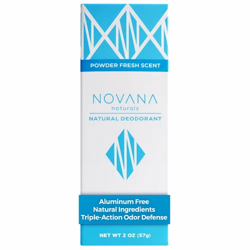Desodorante natural, sin aluminio, a base de plantas, tubo sin plástico, protección contra olores de larga duración, suave para pieles sensibles,