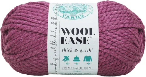 Miniatura 56 de Lion Brand Yarn - Ovillo de lana Wool-Ease Thick & Quick color fuerza aérea