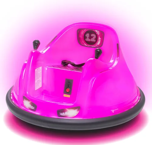 Miniatura 13 de Flybar FunPark 6V Coche de Parachoques – Juguete Eléctrico de Paseo de 360° con Luces LED, Cinturón de Seguridad, Parachoques Blandos – Coche de 6 V