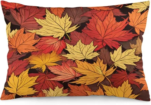 Miniatura 29 de Fundas de almohada frescas de casa embrujada, castillo, luna, bosque medieval, calabaza, fundas de almohada rectangulares con cremallera invisible